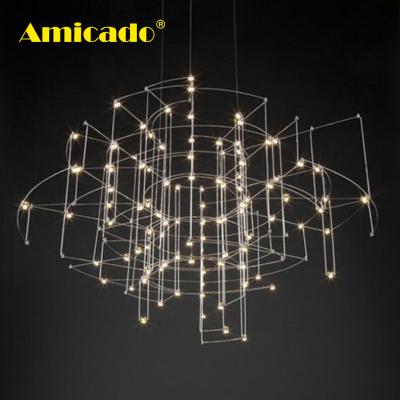 China Modern Cube In Minimalist Arduino Luxury Large Combination For Living Room Light Square High Cube Crystal Lamp Universe Modern Design for sale