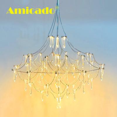 China Modern Minimalist New Research Mira Crystal Chandelier can save 70% of commonly used during shipping cost in shopping malls, libraries, bars ect for sale