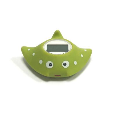 China Cartoon Factory OEM/ODM Digital Display Backlight Cartoon Manta Ray Intelligent Thermometer Electronic Thermometer For Baby Bath for sale