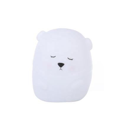 China Creative Gifts USB Bedroom Decoration Cute Cartoon Bear Baby Night Fill Light Wholesale Customized Change Colors Factory New for sale