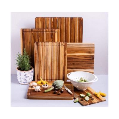 China Sustainable Grain Wooden Cutting Board Large End Kitchen Wood Cutting Board for sale