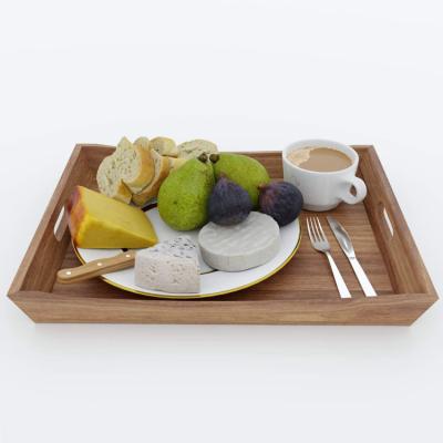 China Custom Printing Wood Epal Tray Selling Logo Eco-Friendly Tray Wood Designs for sale