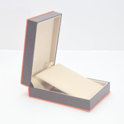 China Custom Logo Jewelry Packaging Paper Box With Velvet Inserts for sale