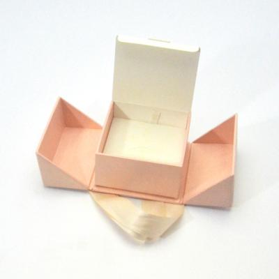 China Recyclable Custom Jewelry Box With Ribbon For Jewelry Box Packaging for sale