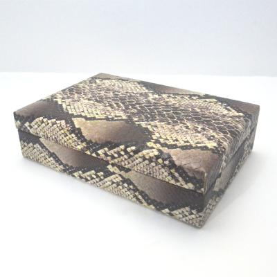 China Recycled Materials Custom Luxury Wooden Box, Wrapping With PU Leather Box With EVA Cutting Inserts For Wooden Gift Box Packaging for sale