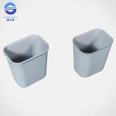 China Compartimientos de basura plásticos cuadrados grandes/cubo de basura con la cubierta para la oficina en venta