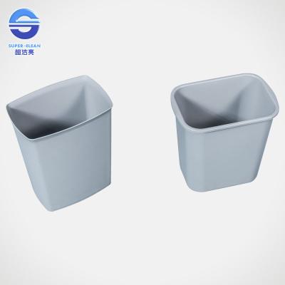 China Commercial Large Square Plastic Garbage Bins For Office / Market for sale