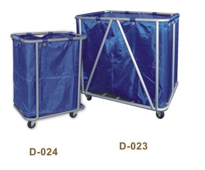 China Blue Big / Medium Hotel Laundry Trolley With Four Wheels , 98*58*89cm for sale