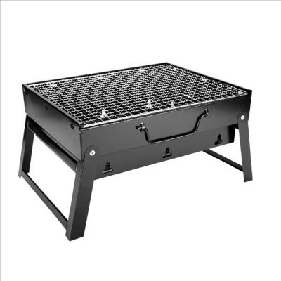 China Easily Assembled Portable Small Grills Outdoor Camping Folding Mini Charcoal BBQ Picnic BBQ Grills for sale