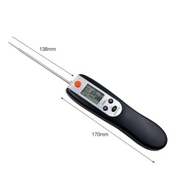 China 2022 Most Popular BBQ Cooking Thermometer Foldable Stainless Probe Digital Probe Pocket Thermometer for sale