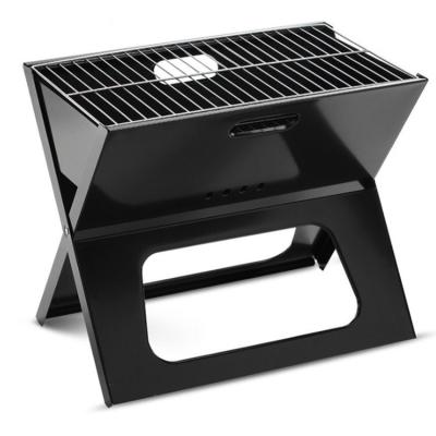 China Adjustable Foldable BBQ Grill Large Size Grilling Surface And Capacity Grill For Camping Or Outdoor Garden for sale