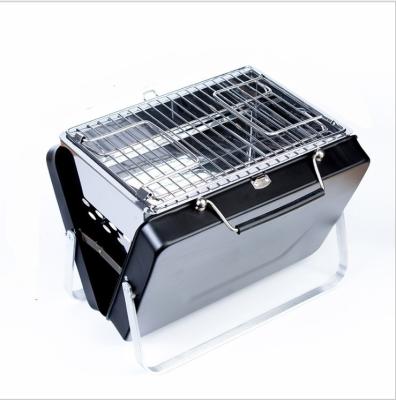 China Hot Selling Height Adjustable BBQ Grill Stainless Steel Charcoal Foldable Camping BBQ Grill For Outdoor Camping for sale