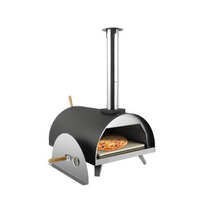 China Wood Smoker Set Oven Pellet Grill Charcoal Burning BBQ Wood Fire Portable Home Adjustable Outdoor Wood Height Pizza Smoker for sale