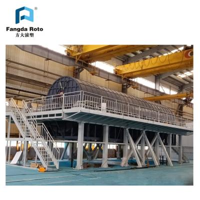 China Factory plastic water tank and boat making machine rock n roll machine rotation rotomolding molding machine for sale