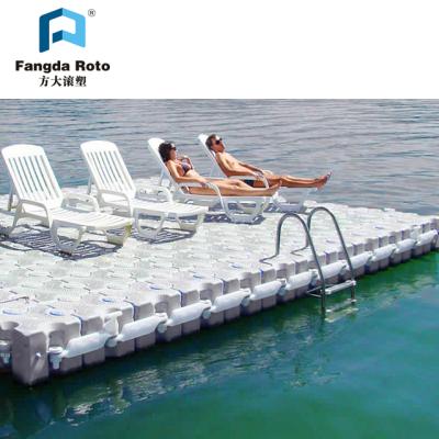 China LDPE Plastic OEM Rotomolded Products LLDPE Plastic Rotational Molding Pontoon Float for sale