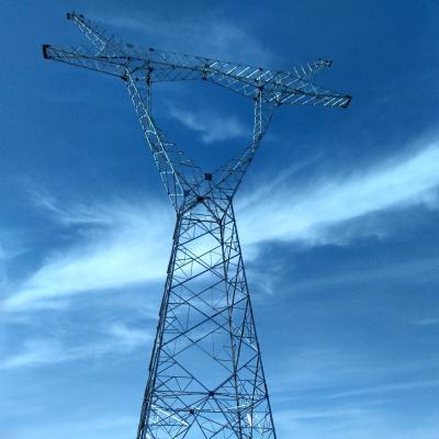 China 500 Kv Galvanized Steel Transmission Line LJ Towers for sale