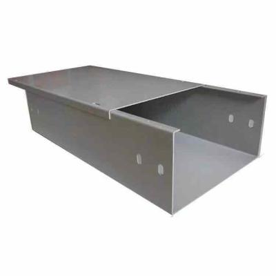 China Aluminum alumium non perforated cable tray for sale