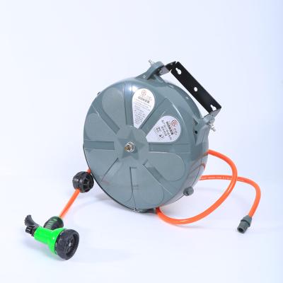 China 15m automatic wall mounted retractable watering pipe and washing hose reel for sale