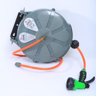 China TONGSHUN Retractable Air Water Hose Reel Drum Swinging Type Wall Mounted Expandable for sale