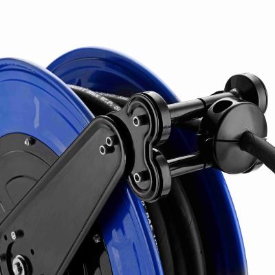 China Retractable high pressure iron hose reel for car washing wheel 3000psi for sale