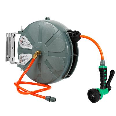 중국 Automatic Sturdy Air Water Hose Reel Wall Mount Plastic Garden Pole Portable 판매용