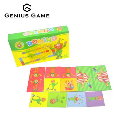 China Custom Cardboard Cardboard Domino Puzzle for sale