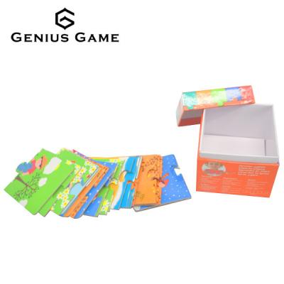 China Cardboard 6 Custom Print Puzzle Set for sale