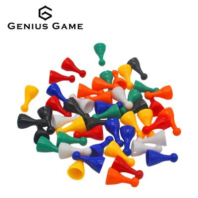 China Plastic colored pieces of game pawn for sale