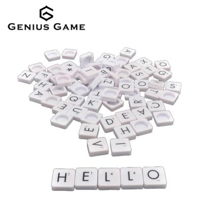 China 99pcs Plastic Tile Plastic Word Game for sale