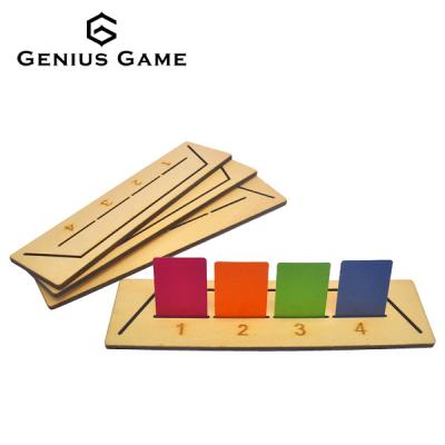 China Game Wood Wooden Card Holder for sale