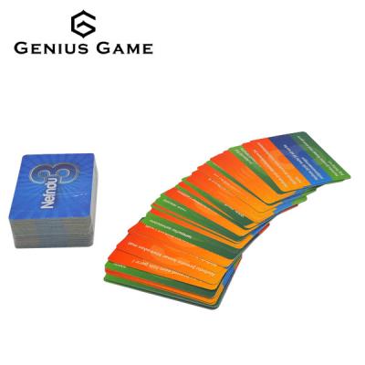 China Paper Customized Printing Card Games For Board Game for sale