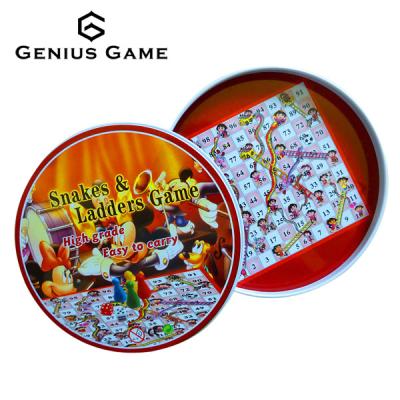 China Plastic Mini Snakes &Ladders Game for sale