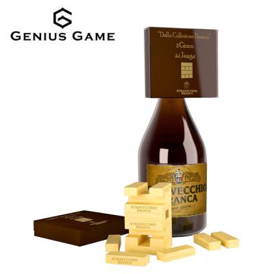 China Promotional wooden mini wine jengo game for sale