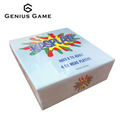 China Cardboard OEM Kasplat Cardboard Game for sale