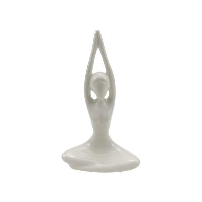 China Africa Home Decorative Art Collection Porcelain Yoga Figurines Statue Ceramic Wholesale for sale