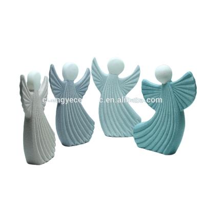 China Europe Ceramic Figures Large Decorative Angels for sale