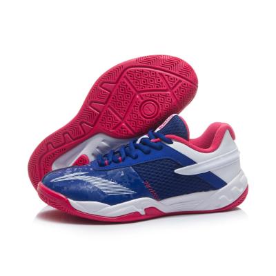 China Li Ning Men's and Women's Big Children's Badminton Training Rubber Shoes Sport Badminton Shoes Sneakers for sale