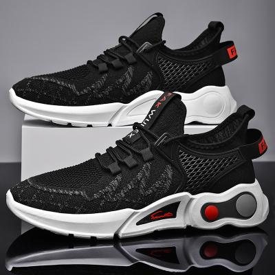 China Summer Men's Shoes Rubber Flight Woven Lovers Breathable Sports Shoes New Fashion Korean Women's Shoes for sale