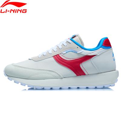 China Li-Ning Men Rubber HIGHWAY Trend Classic Lifestyle Shoes Comfort Leisure Striping Fitness Sport Shoes Walking Sneakers AGCR255 for sale