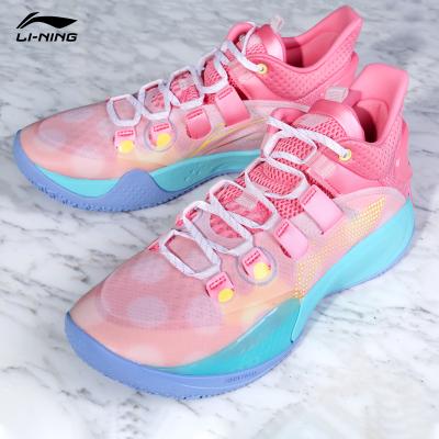 China Winter Li Ning Sonic 9 Professional Basketball Shoes Rubber Men's Low Top Shock Absorption Practical Sports Shoes Sneakers Abar039 for sale