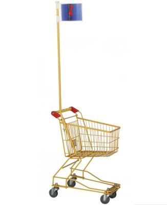 China Mini Eco - Friendly Supermarket Equipment Kids / Children Play Shopping Trolley for sale