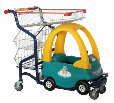 China Eco - Friendly Supermarket Baby / Kids / Children Shopping Trolley With Toy Trolley for sale