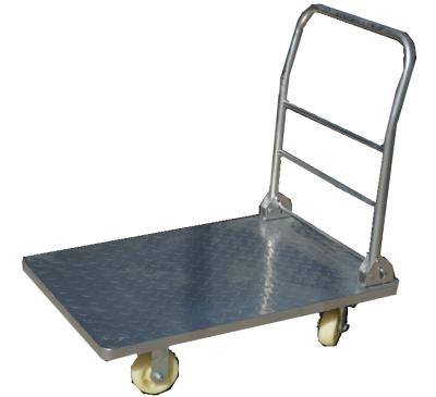 China Durable Warehouse Storage Hand Push Transport Cargo Platform Cart for sale