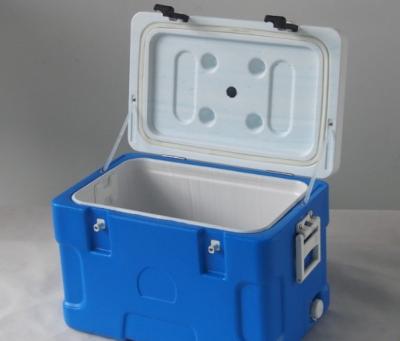 China Viable Small Size 30L Medical Ice Box Frozen Food Blood Transport Cooler Box for sale