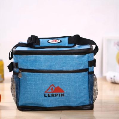 China Custom Large Capacity 600D Outdoor Waterproof Picnic Insulated Lunch Cooler Bag for sale