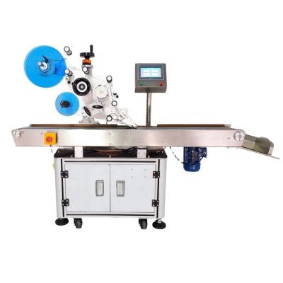 China Food Desktop Automatic Flat Labeling Machine/Surface Labeling Machine Upper And Lower/Front And Back Labeling Machine for sale