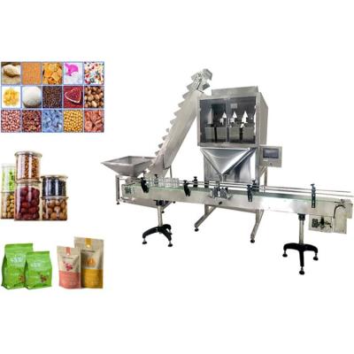 China Food Automatic Small Bottle Granule Filling Machine 5-1000ml Feed Filling Machine for sale