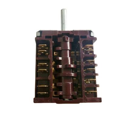 China Oven Multi Speed ​​Bakelite Oven Switch Selector Function Rotary Switch Brown for sale