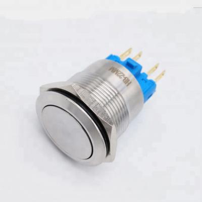 China On-Off/On ()/(On) Momentary Round Off- Style Mini Touch Metal Push Limit Switch Push Button Switch for sale