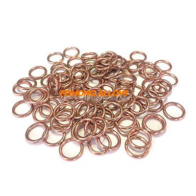 China Splash Factory Outlet Copper Phosphor Bit Welding Rod BCuP-2 Rings For HVAC for sale